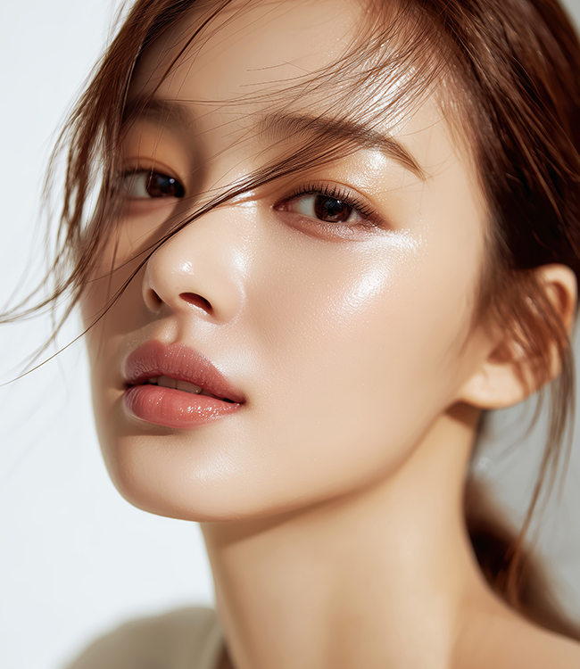 깨끗한 피부 모델