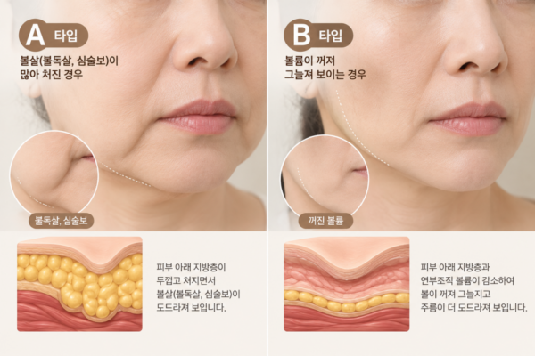 마리오넷주름 보톡스 리프팅 필러, 처짐 정도에 따라 '이렇게' 접근해야 합니다